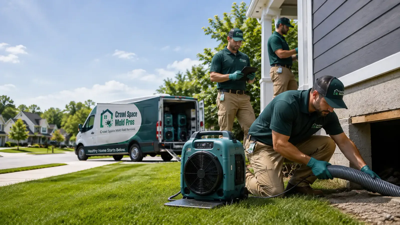 Crawl Space Mold Removal in Gaylordsville, CT